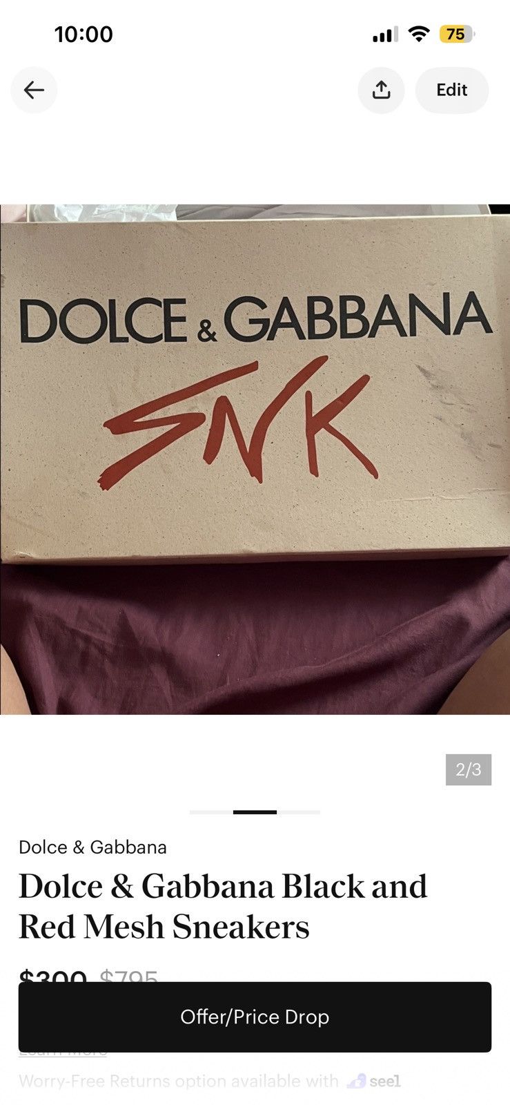 Dolce & Gabbana Dolce and Gabbana Size US 10 / IT 40 - 6 Thumbnail