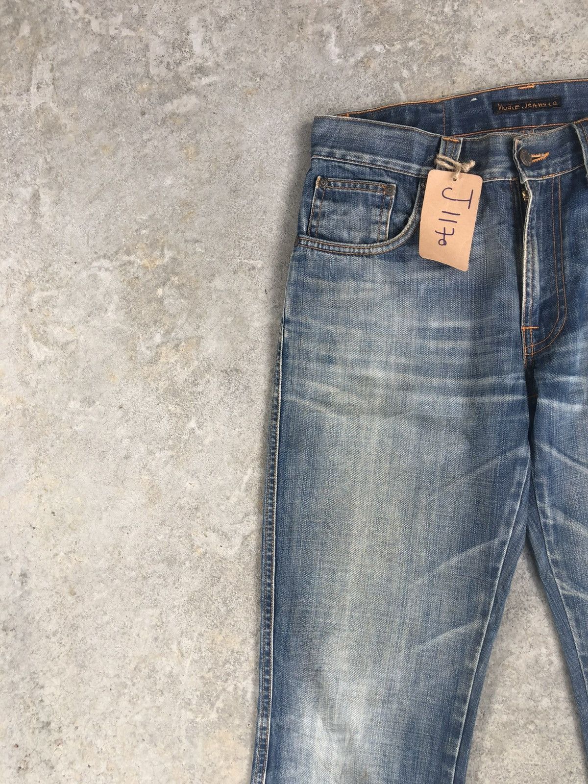 Nudie Jeans Nudie Distressed Jeans Mud Wash Size US 30 / EU 46 - 4 Thumbnail