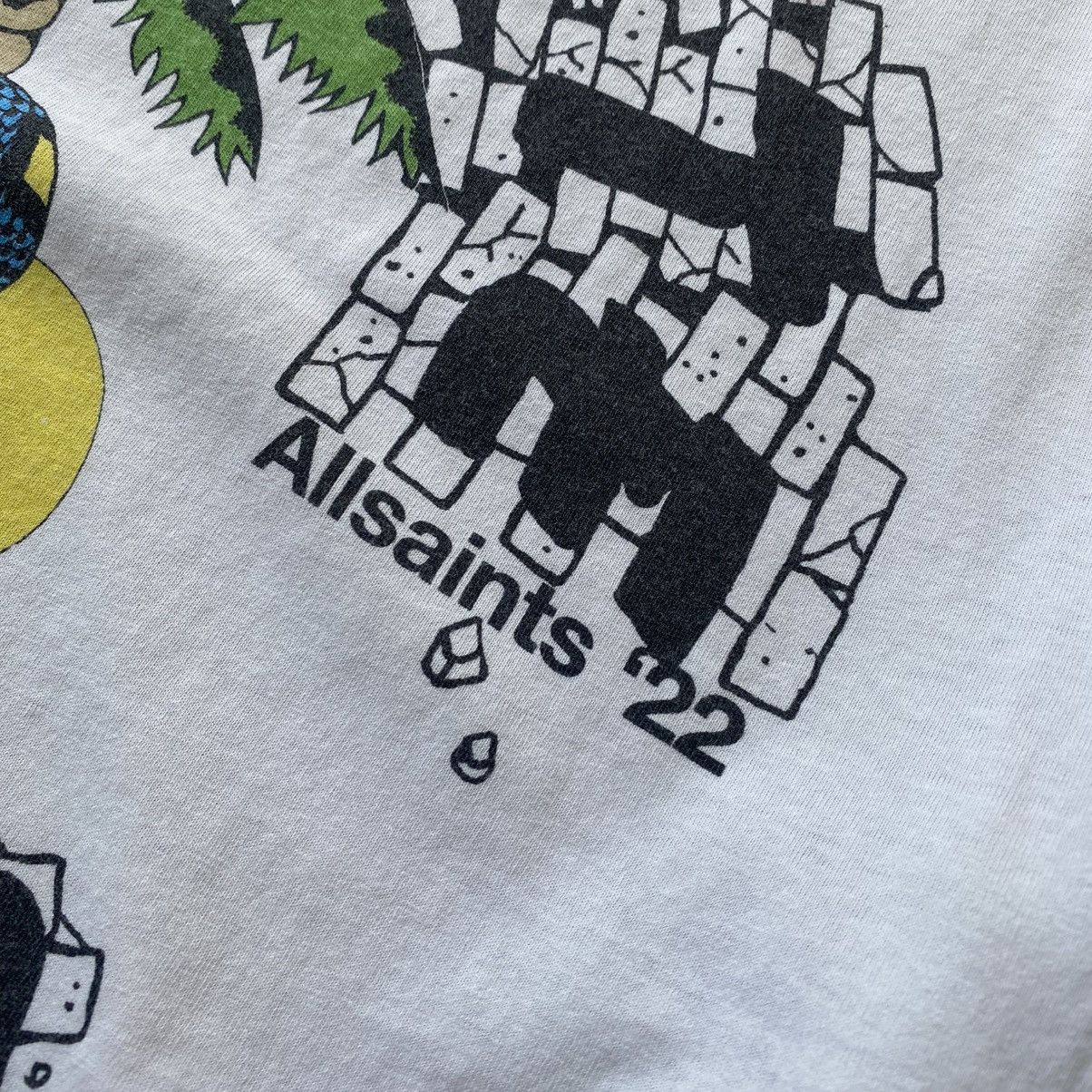 Allsaints Designer Allsaints Big Graphic logo Men’s y2k opium tee Size US M / EU 48-50 / 2 - 5 Thumbnail