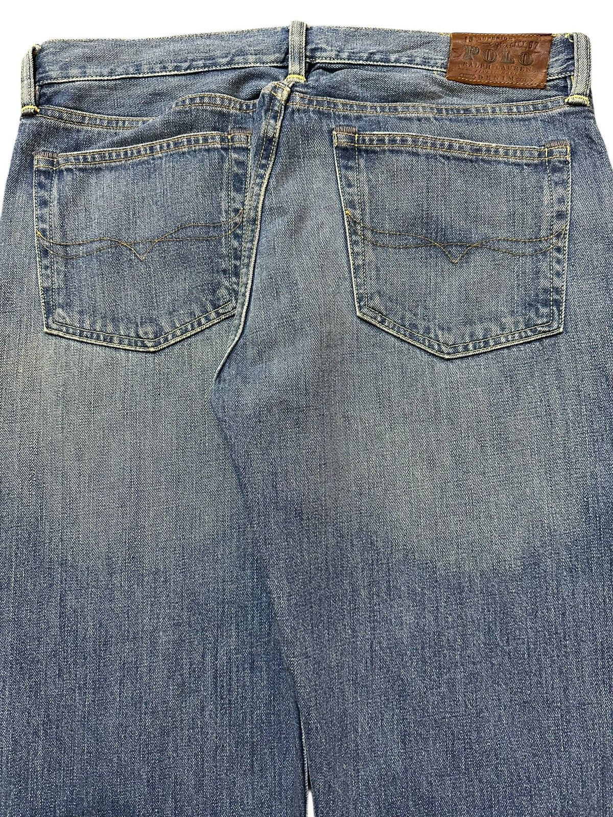 Polo Ralph Lauren Vintage Polo Ralph Lauren Blue Faded Wash Style Baggy Jeans Size US 34 / EU 50 - 6 Thumbnail