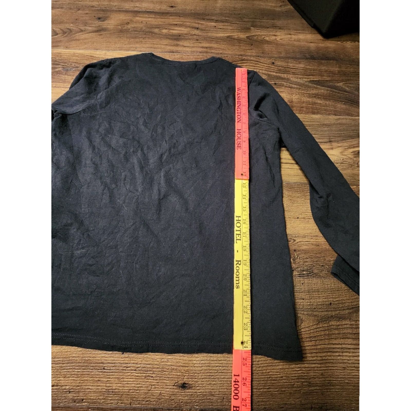 Vintage Elvis Presley Womens Long Sleeve Black T Shirt Band Tee Large Size L / US 10 / IT 46 - 2 Thumbnail