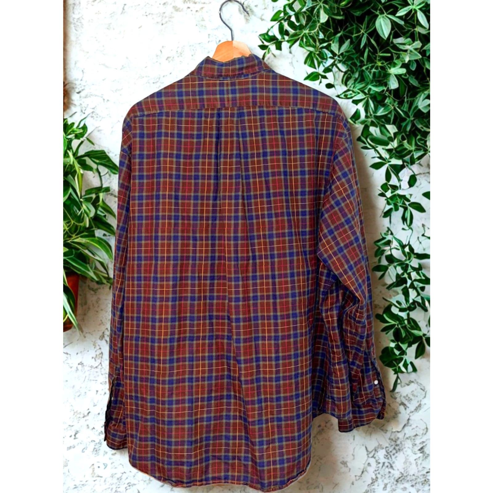 Polo Ralph Lauren VINTAGE Polo Ralph Lauren Plaid Shirt Men XXL Custom Fit 100% Cotton EUC Size US XXL / EU 58 / 5 - 3 Thumbnail