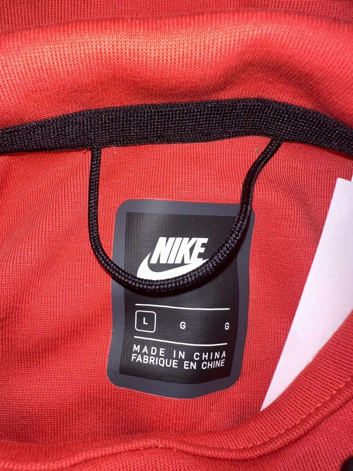 Nike Nike Sportswear Tech Fleece Full-Zip Lobster Red/Black Hoodie Sample Size US L / EU 52-54 / 3 - 7 Thumbnail