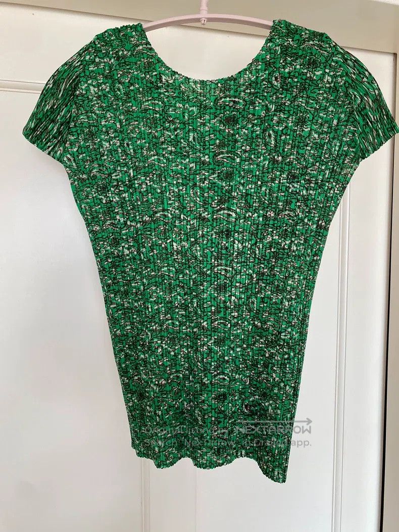 Issey Miyake Issey Miyake Appliqué Embroidery Short Sleeve Size L / US 10 / IT 46 - 4 Thumbnail