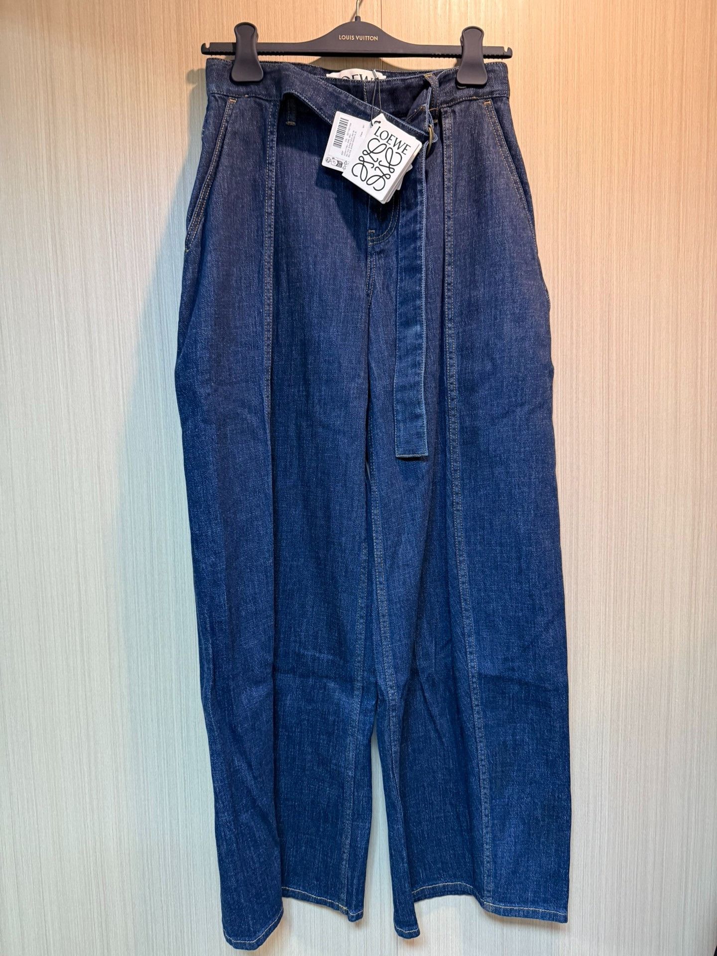 Loewe Loewe Belted Indigo Jeans 36 Size 26" / US 2 / IT 38 - 1 Thumbnail