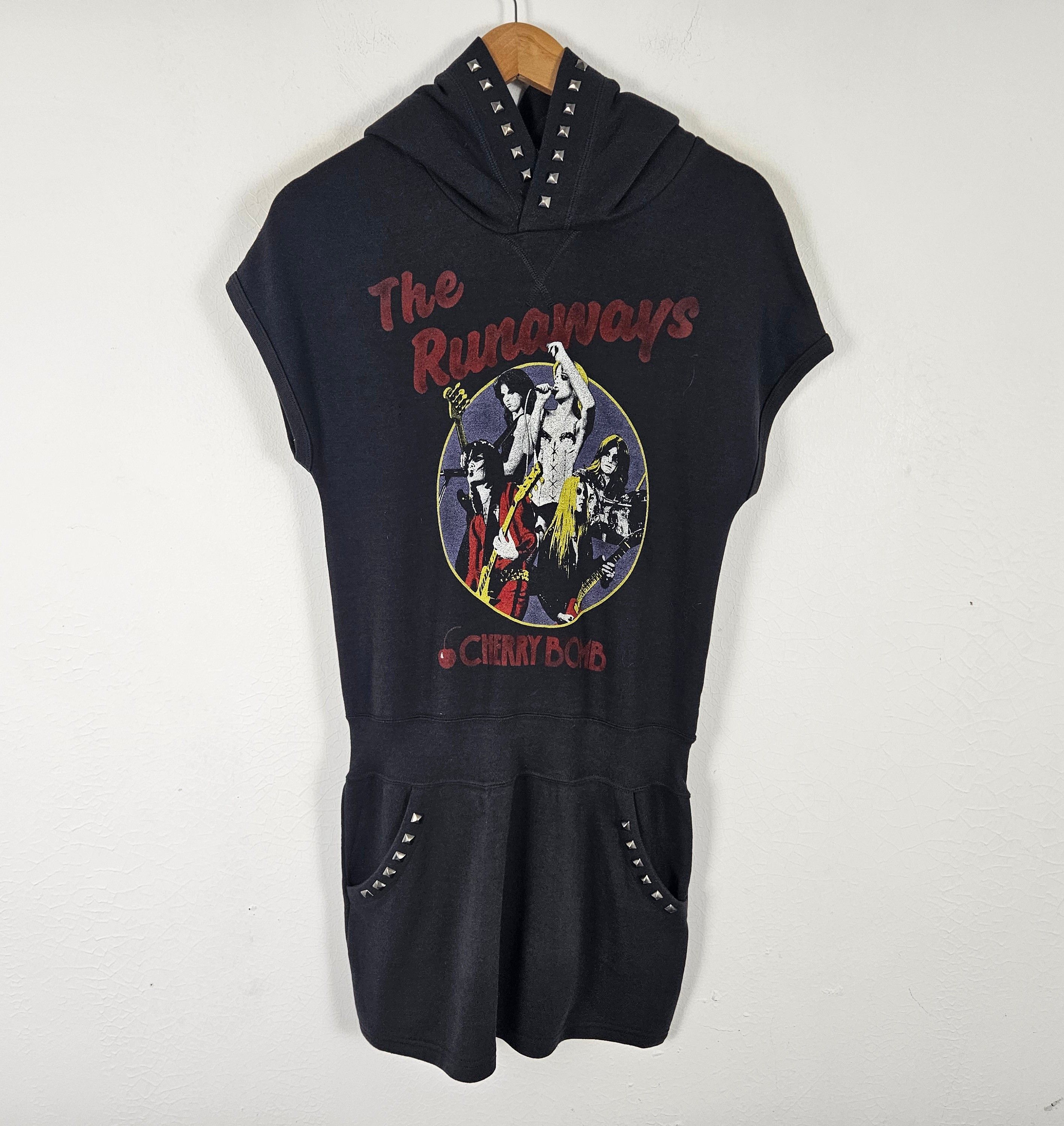Band Tees × Hysteric Glamour Hysteric Glamour The Runaways Cherry Bomb hoodie shirt Size S / US 4 / IT 40 - 2 Thumbnail