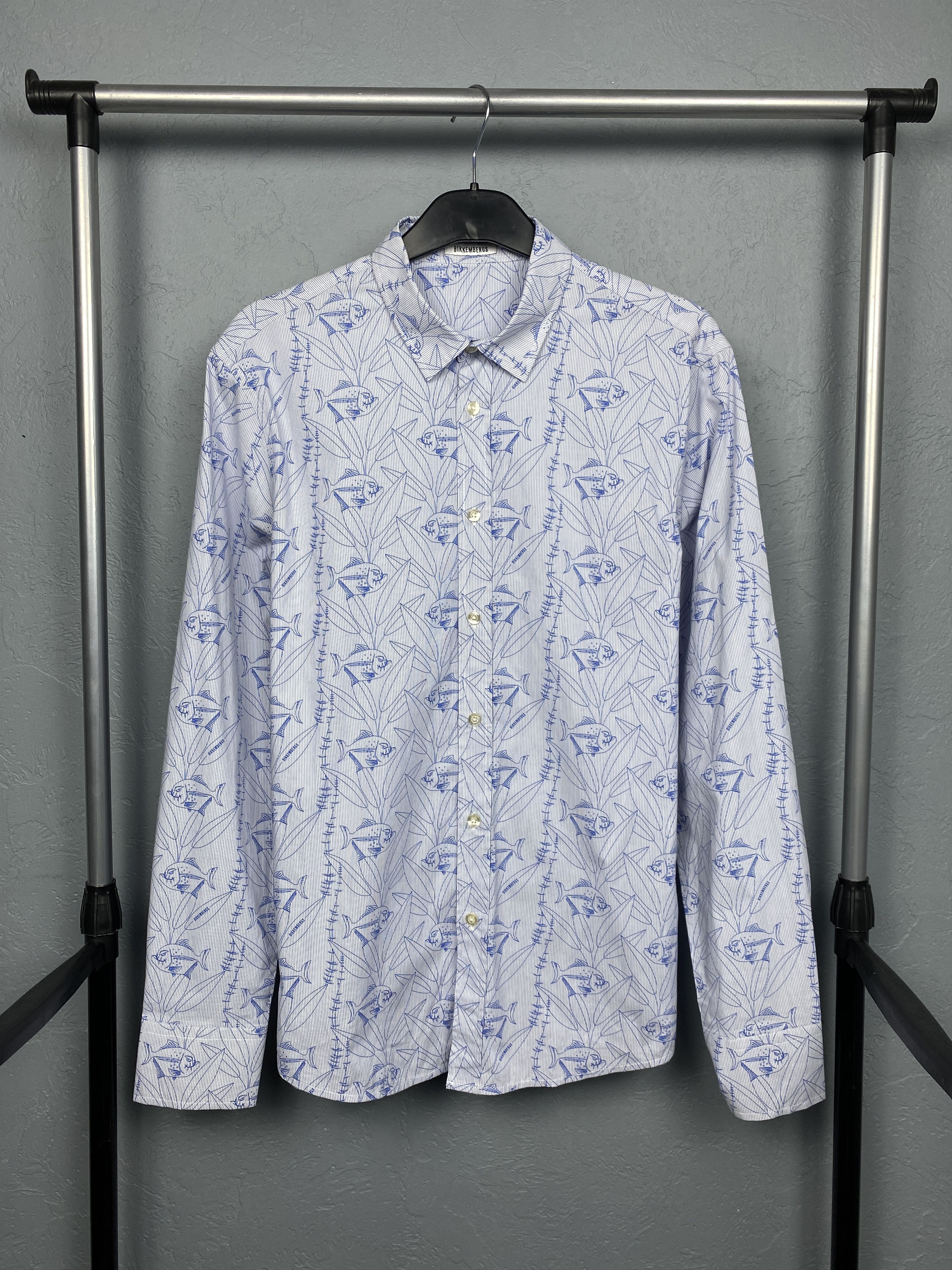 Dirk Bikkembergs Dirk Bikkembergs Mens Long Sleeve Shirt Size US M / EU 48-50 / 2 - 1 Thumbnail