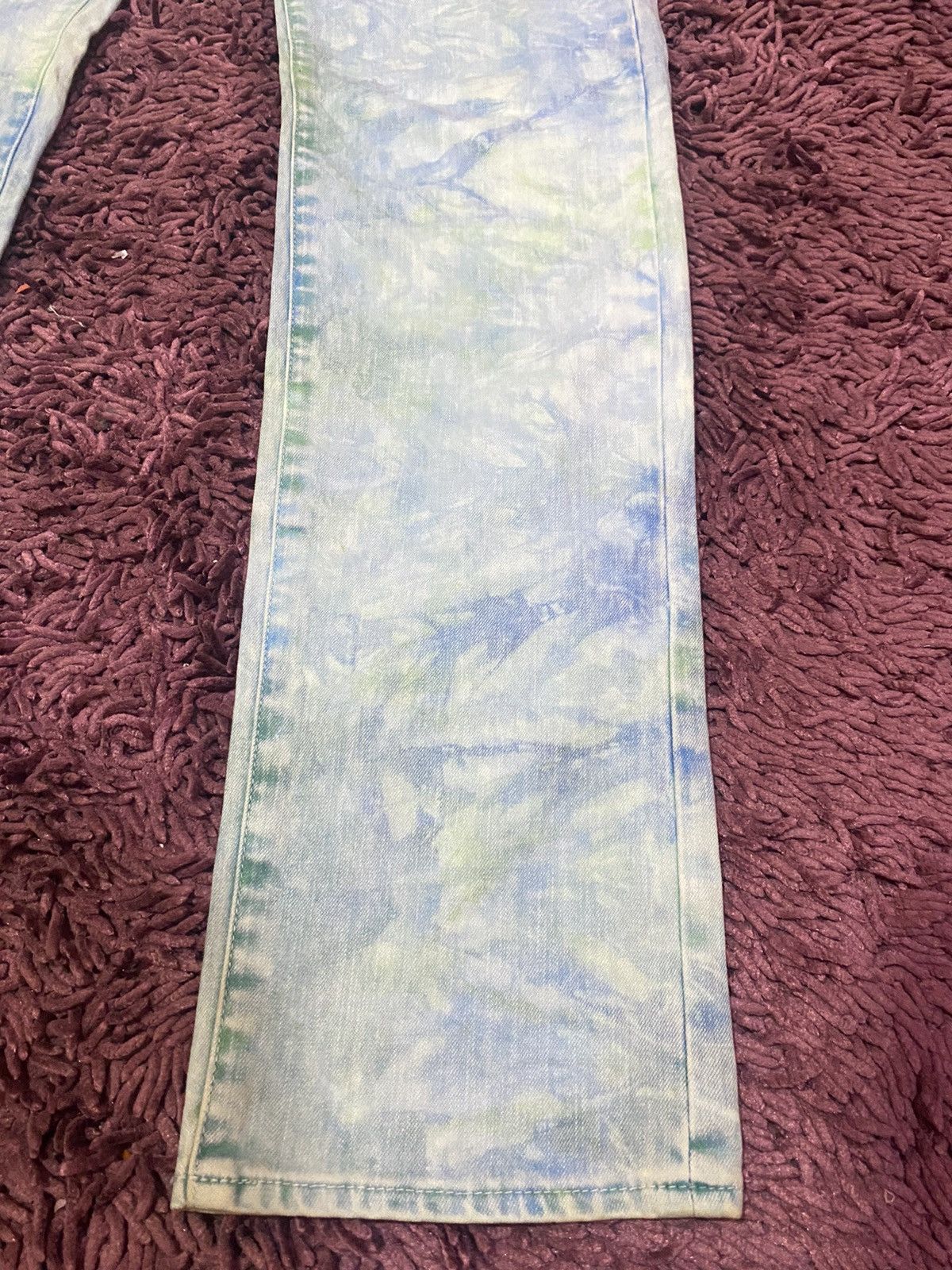 Vintage RARE🔥 Vintage Takeo Kikuchi Japan Bleach Acid Wash Design Size US 33 - 6 Thumbnail