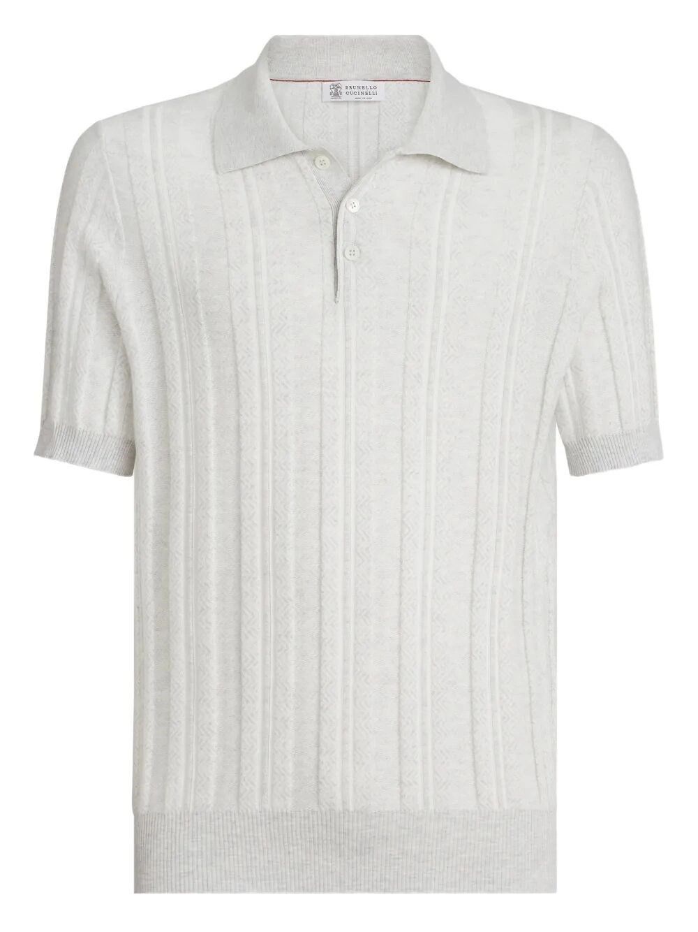 Brunello Cucinelli Short Sleeve Polo Size US L / EU 52-54 / 3 - 1 Thumbnail