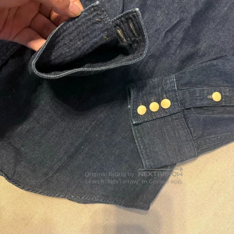 RRL Ralph Lauren RRL Ralph Lauren Old style blue dyed shirt Size US L / EU 52-54 / 3 - 3 Thumbnail
