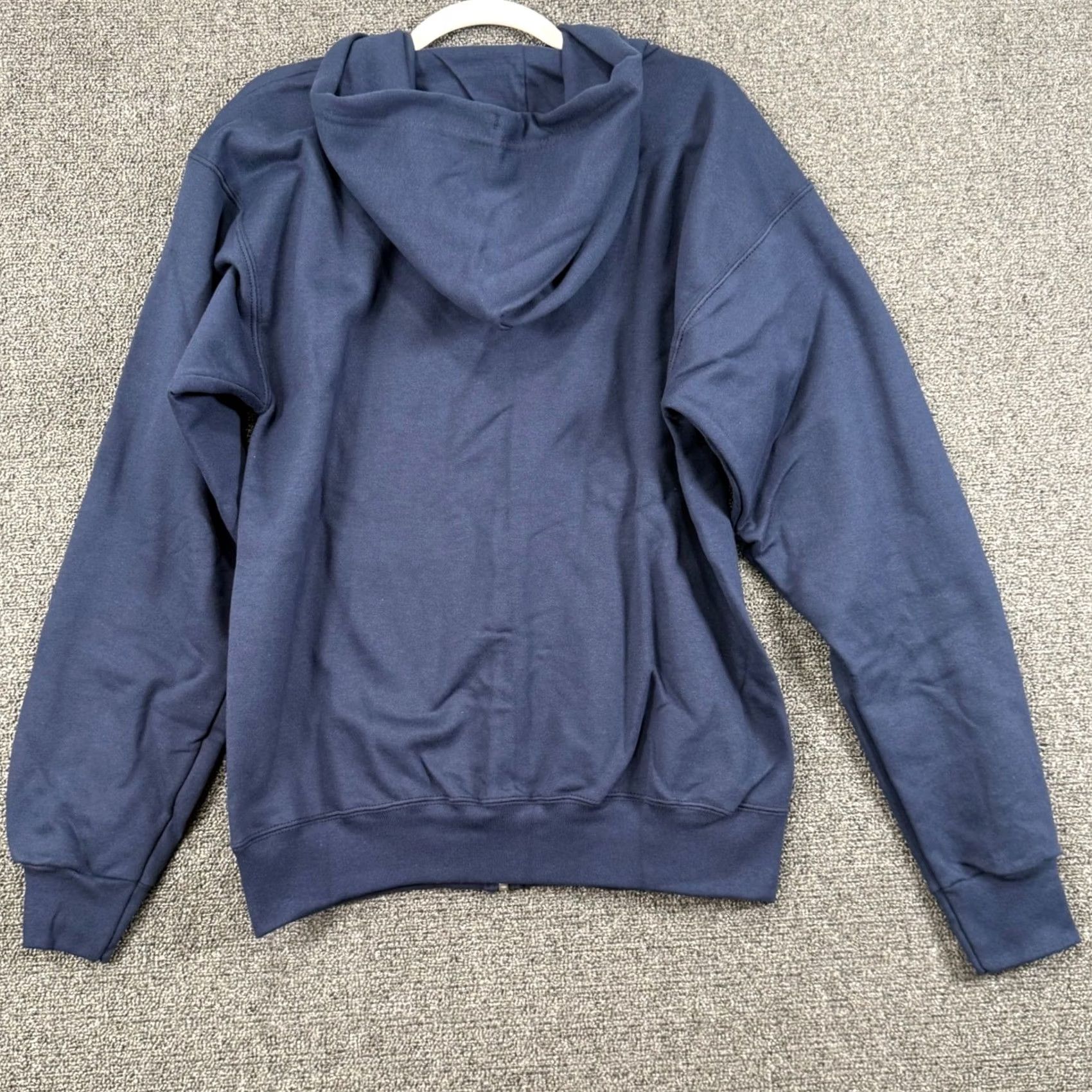 Hanes Hanes Mens S Zip Hoodie Navy Blue Ultimate Cotton Heavyweight Fleece Basics Size US S / EU 44-46 / 1 - 3 Thumbnail