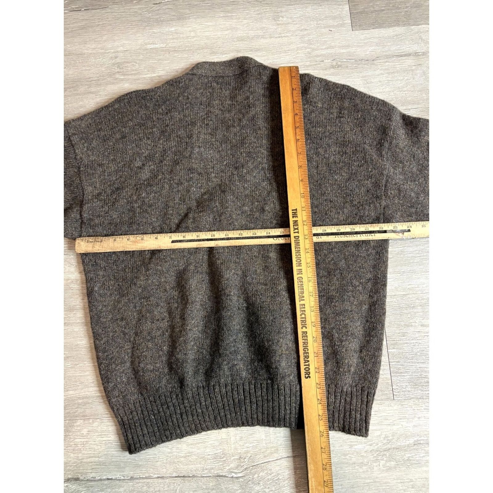 Vintage VINTAGE Lord Jeff Cardigan Mens XL Gray Wool Button Front Pockets 70s Size US XL / EU 56 / 4 - 6 Thumbnail