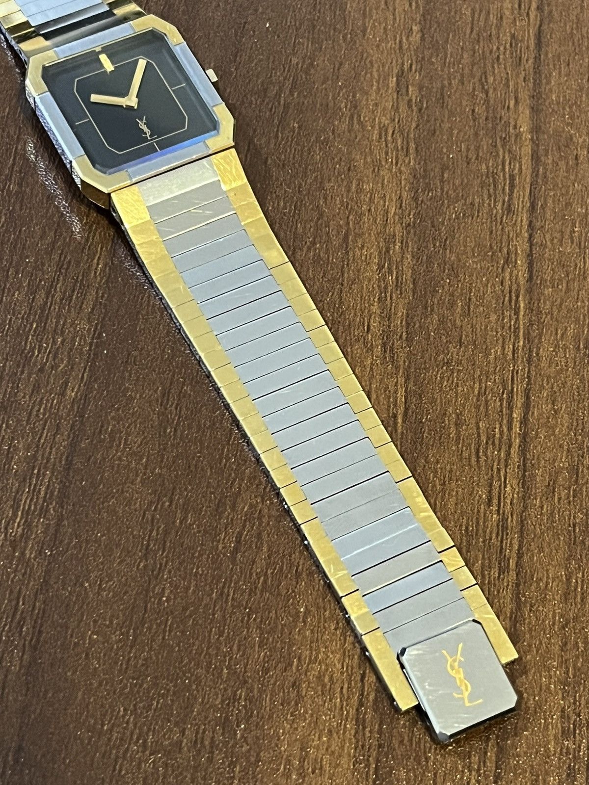 Yves Saint Laurent vintage ysl three-tone quartz yves saint laurent watch Size ONE SIZE - 3 Thumbnail