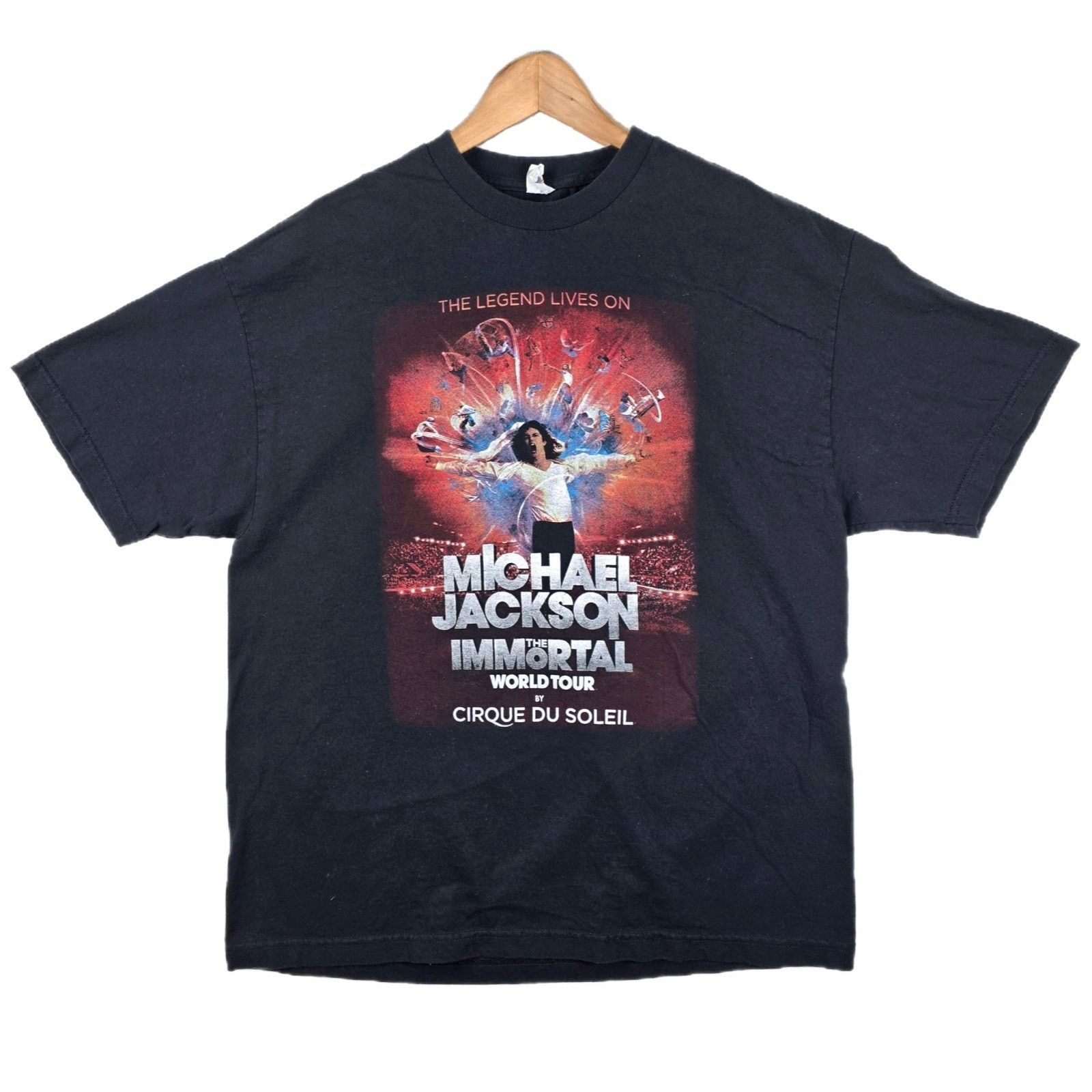 Alstyle Michael Jackson Immortal World Tour Cirque Du Shirt XL Size US XL / EU 56 / 4 - 1 Thumbnail