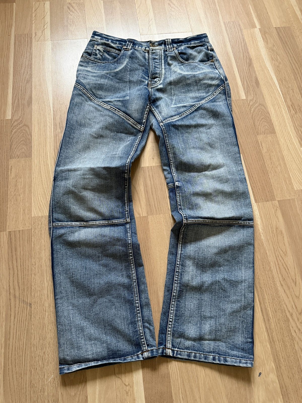 If Six Was Nine Vitage no faith studios style jeans denim faded washed y2k Size US 34 / EU 50 - 1 Thumbnail