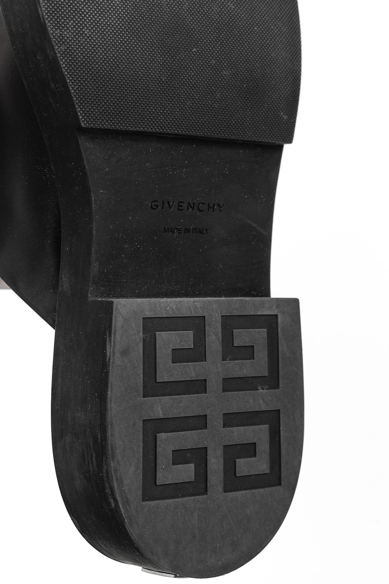 Givenchy Givenchy Black Calf Leather Squared Show Backless Loafers Size US 11 / EU 44 - 5 Thumbnail