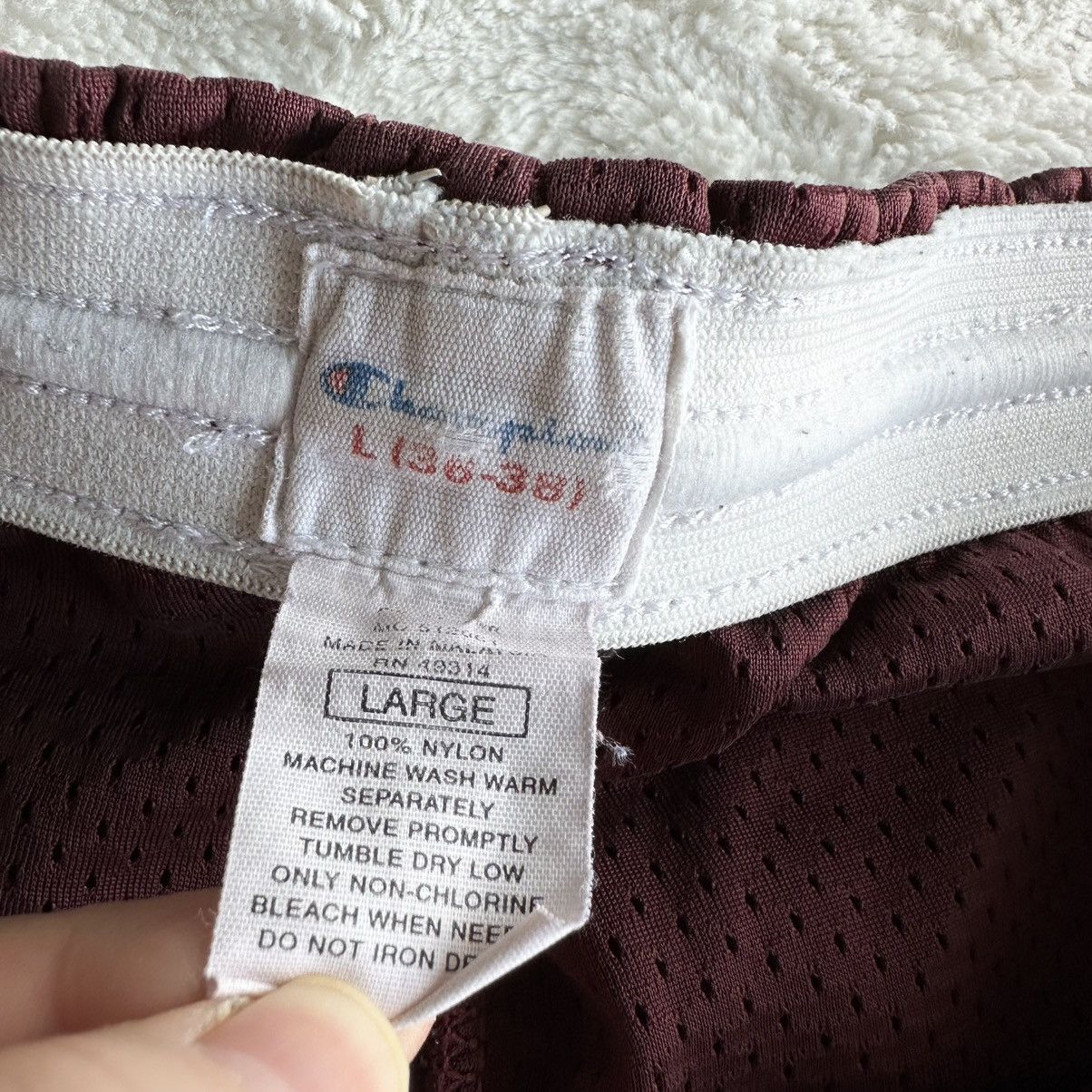 Champion Vintage Virginia Tech Shorts Mens L 6” Champion VT Hokies Size US 30 / EU 46 - 10 Thumbnail
