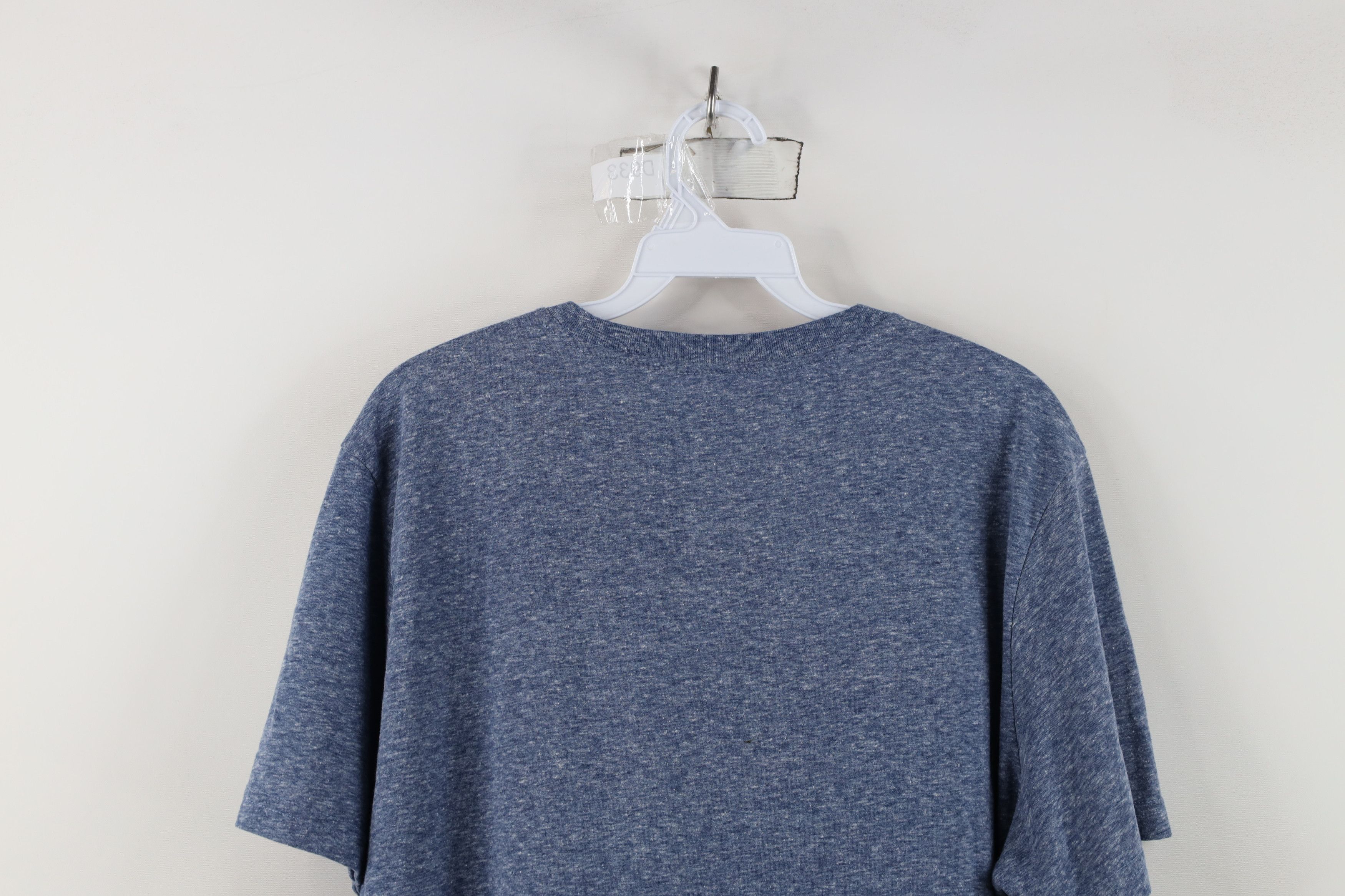 UNTUCKit Untuckit Knit Short Sleeve V-Neck T-Shirt Heather Blue Size US L / EU 52-54 / 3 - 11 Thumbnail