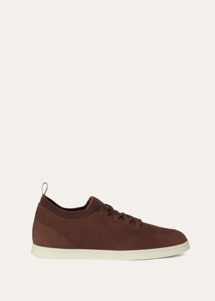 Loro Piana o1loc1c0126 Soho Walk Low-Top Sneakers in Brown Size US 8 / EU 41 - 1 Thumbnail