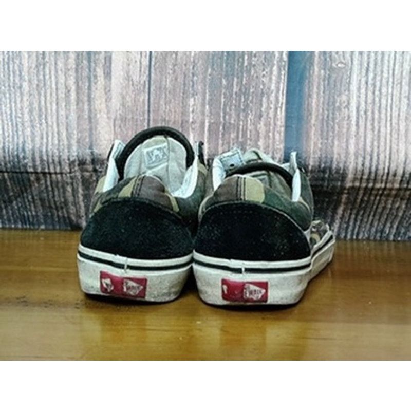 Vans Vans Old Skool Skate Shoes Black Woodland Camo Men's 7 Size US 5.5 / EU 38 - 5 Thumbnail