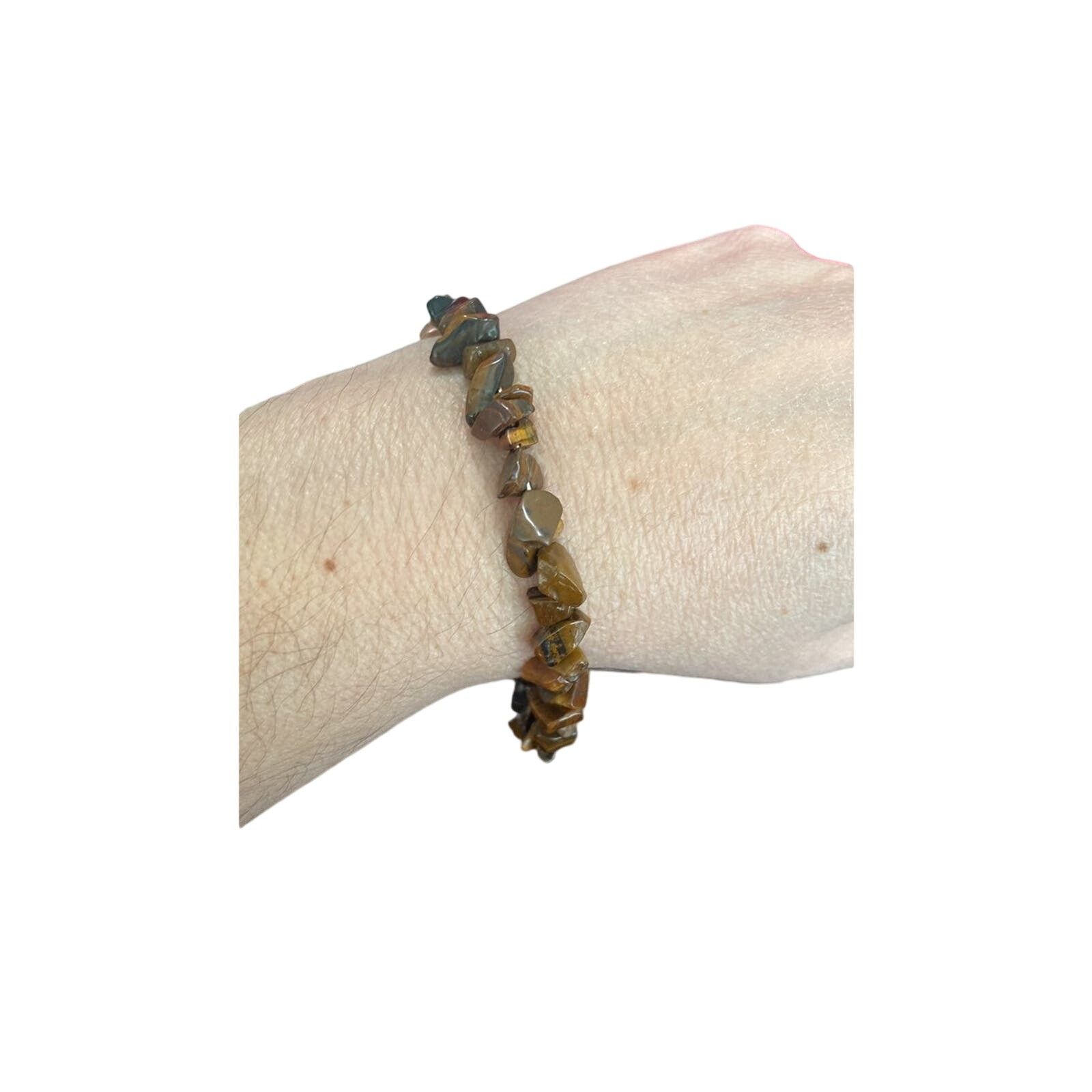 Handmade Handmade tigers eye bangle bracelet Size ONE SIZE - 1 Thumbnail