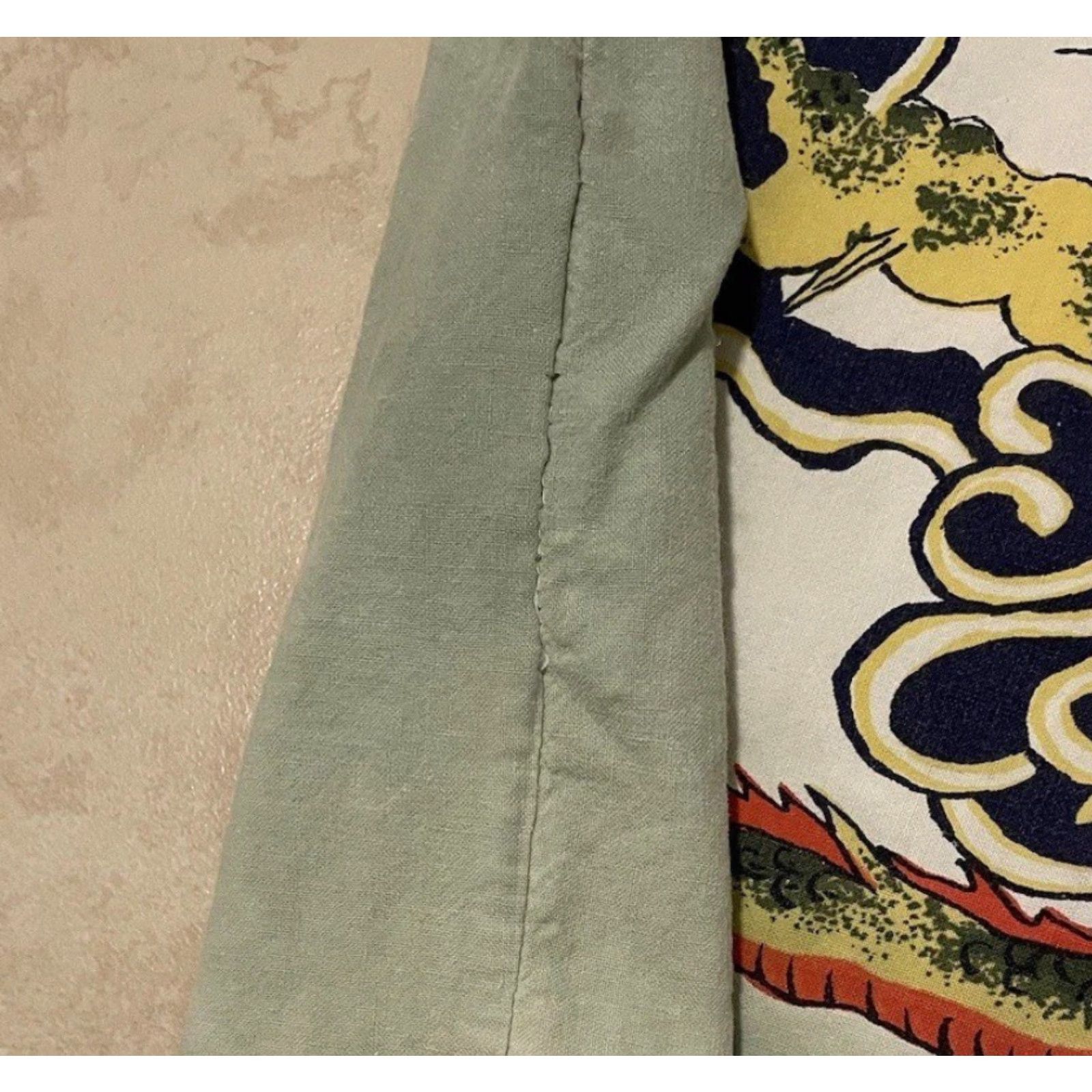 Vintage Vtg 90s Dragon Flames All Over Print Button Up Shirt S Grunge Biker Skate Surf Fire Jnco Y2K Shirt Mens S Green Size US S / EU 44-46 / 1 - 4 Thumbnail