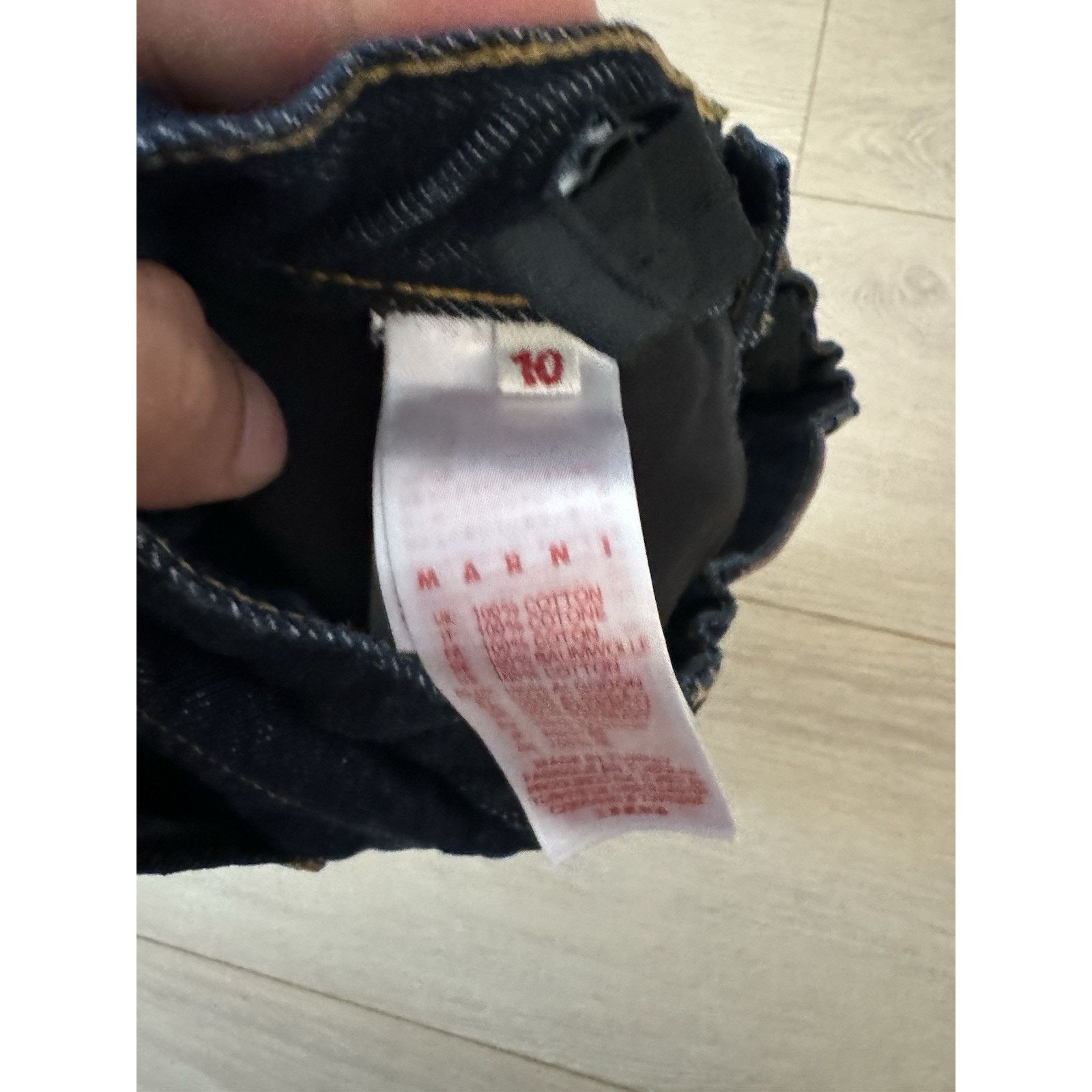 Marni Marni Kids Denim Shorts Distressed Denim Jeweled Shorts Size 28" / US 6 / IT 42 - 4 Thumbnail