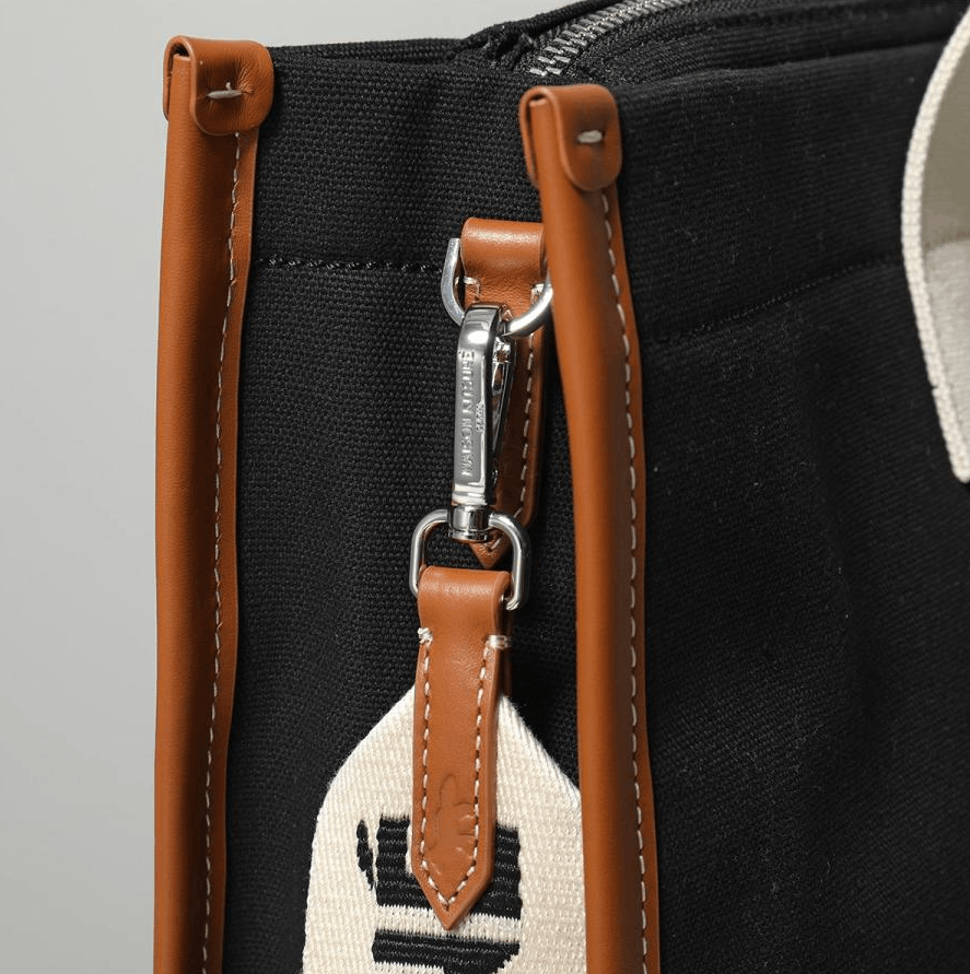 Maison Kitsune CONTOUR FOX E/W TOTE BAG Size ONE SIZE - 6 Thumbnail