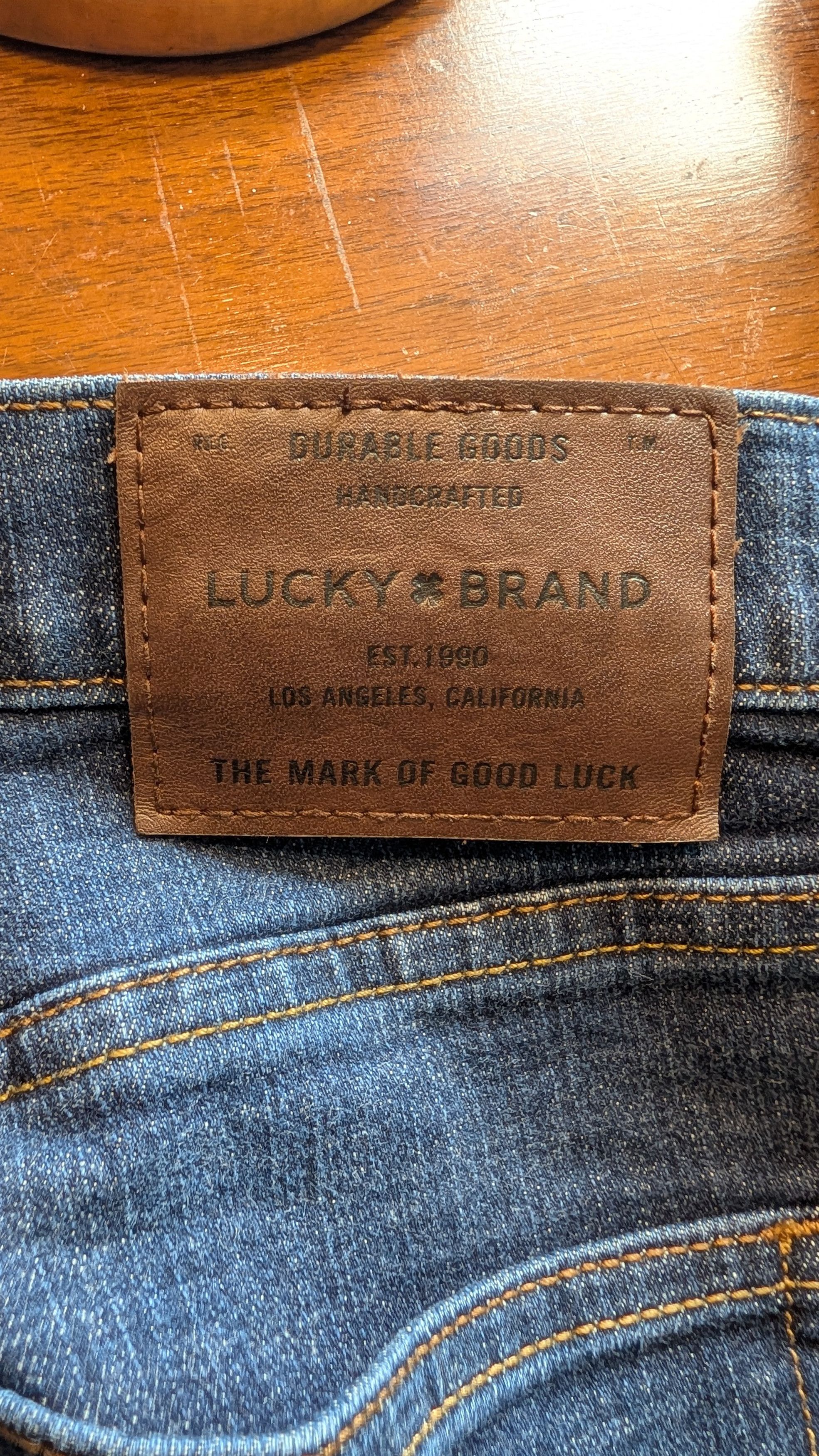 Lucky Brand Men's Lucky Brand Straight Jeans 38x30 Size US 38 / EU 54 - 5 Thumbnail