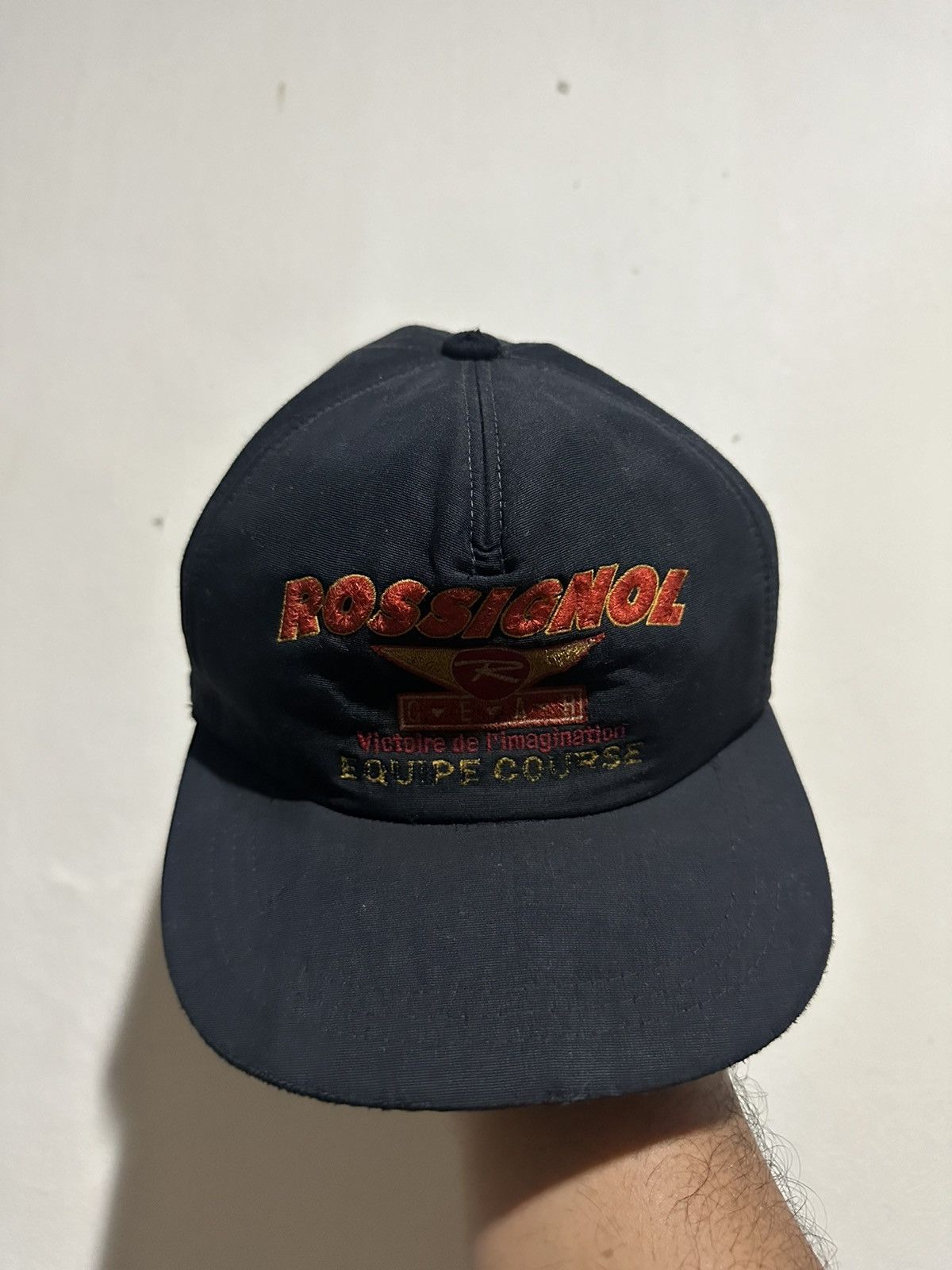 Other Distress 90’s Team Rossignol Ski Ear Flap Hat Size ONE SIZE - 2 Thumbnail