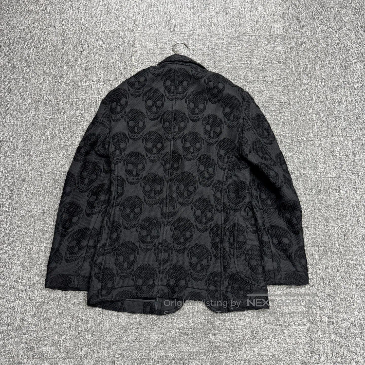 Alexander McQueen ALEXANDER MCQUEEN Skull-printed wool suit jacket| Size 44R - 2 Thumbnail