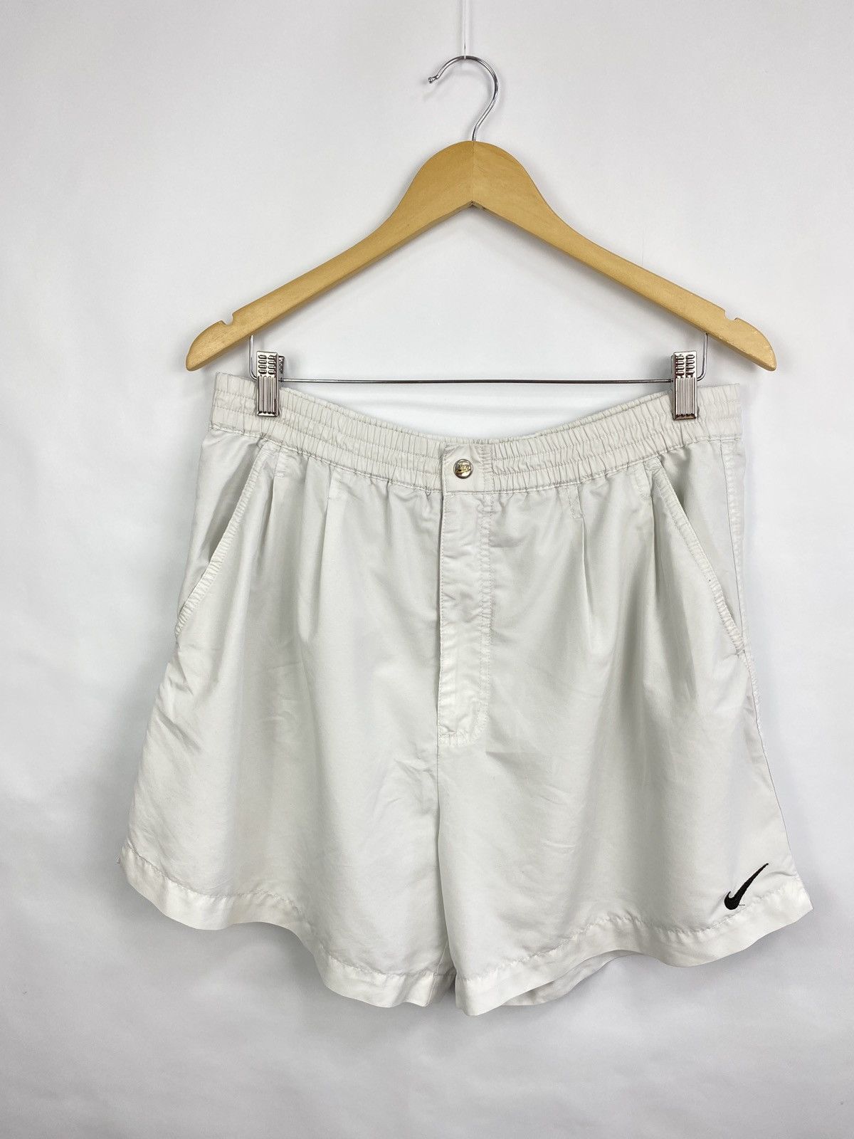 Nike 🇺🇸🎾 Vintage 90s Nike Tennis Shorts Rare Retro Hype Y2K Size US 33 - 2 Thumbnail