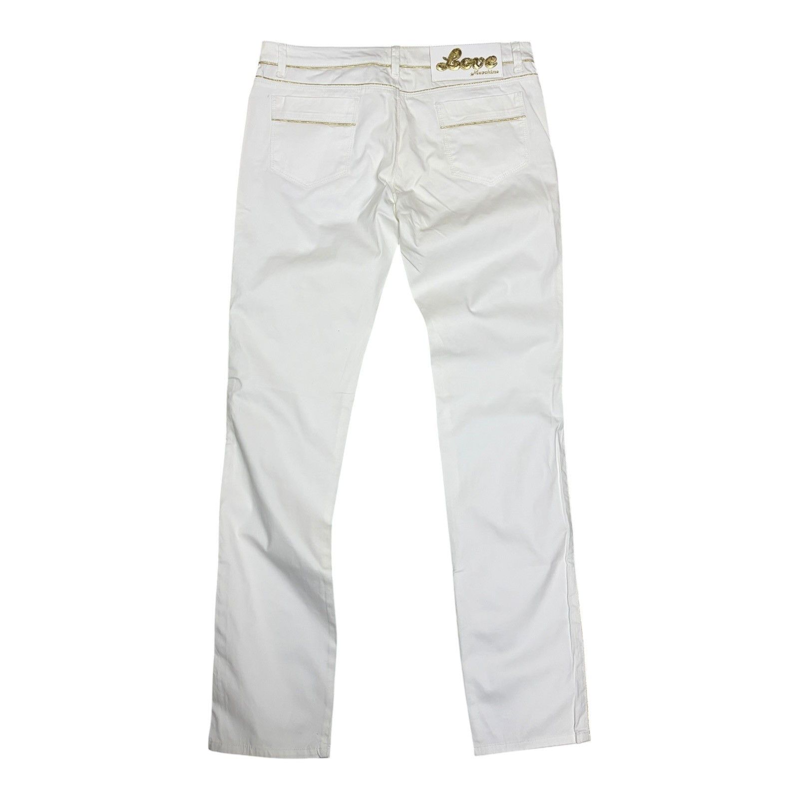 Moschino LOVE MOSCHINO Denim Jeans Luxury Designer Pants Large Size 33" - 2 Thumbnail