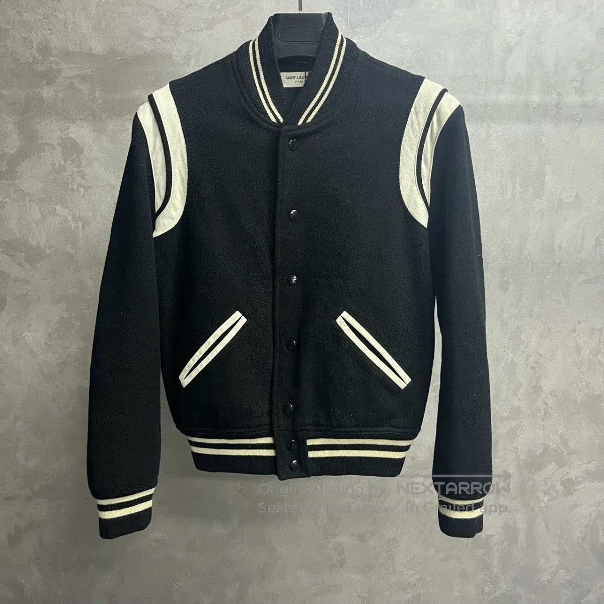 Saint Laurent Paris Saint Laurent Black Varsity Jacket. Size US M / EU 48-50 / 2 - 1 Thumbnail