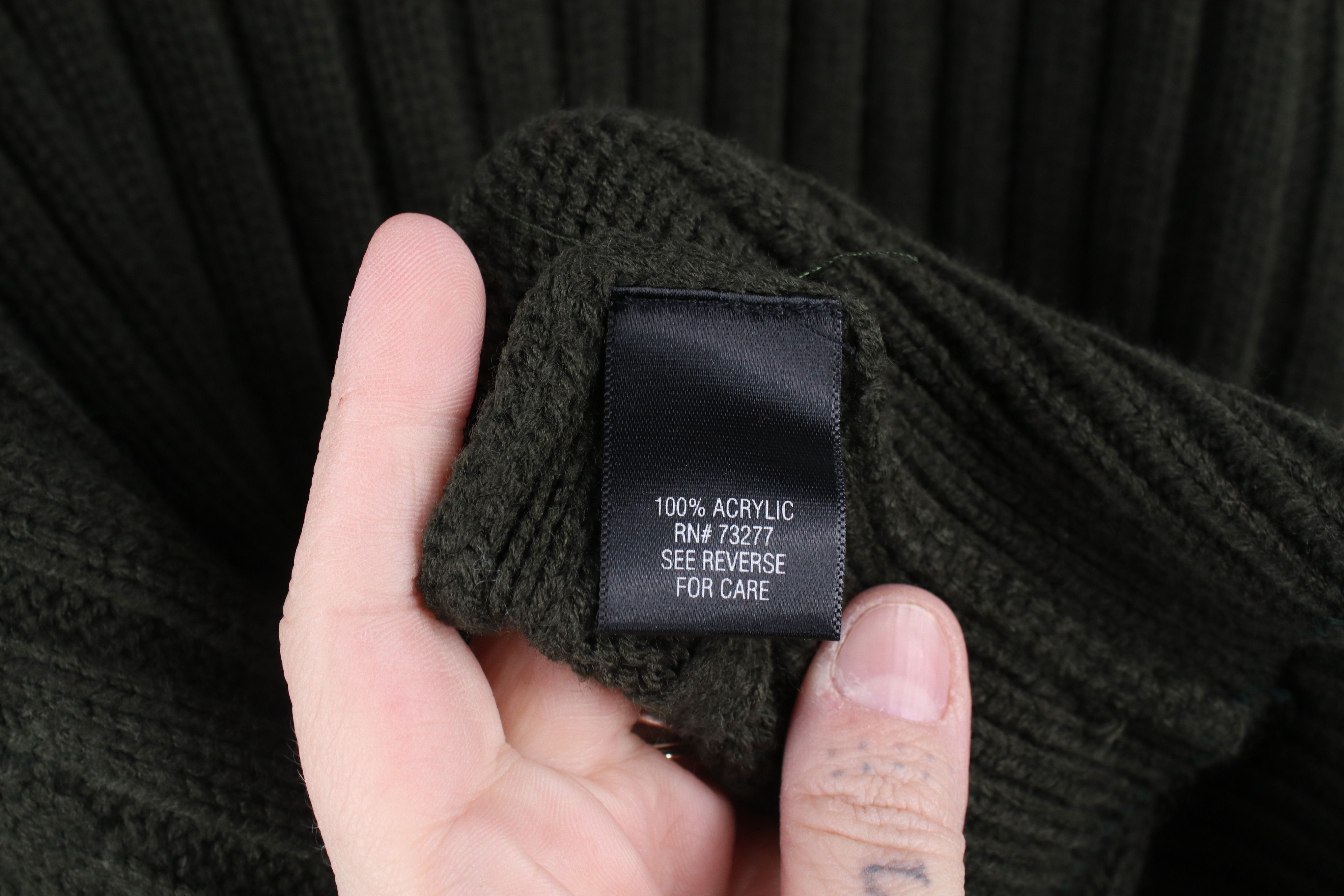 Vintage Deadstock Vintage 90s Streetwear Cable Knit Cardigan Sweater Size US M / EU 48-50 / 2 - 11 Thumbnail