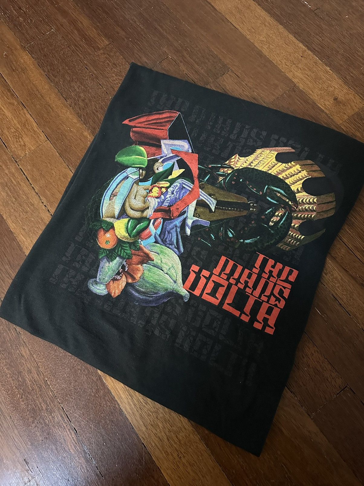 image of Band Tees x Mars Vintage Y2K The Mars Volta XL in Black, Men's
