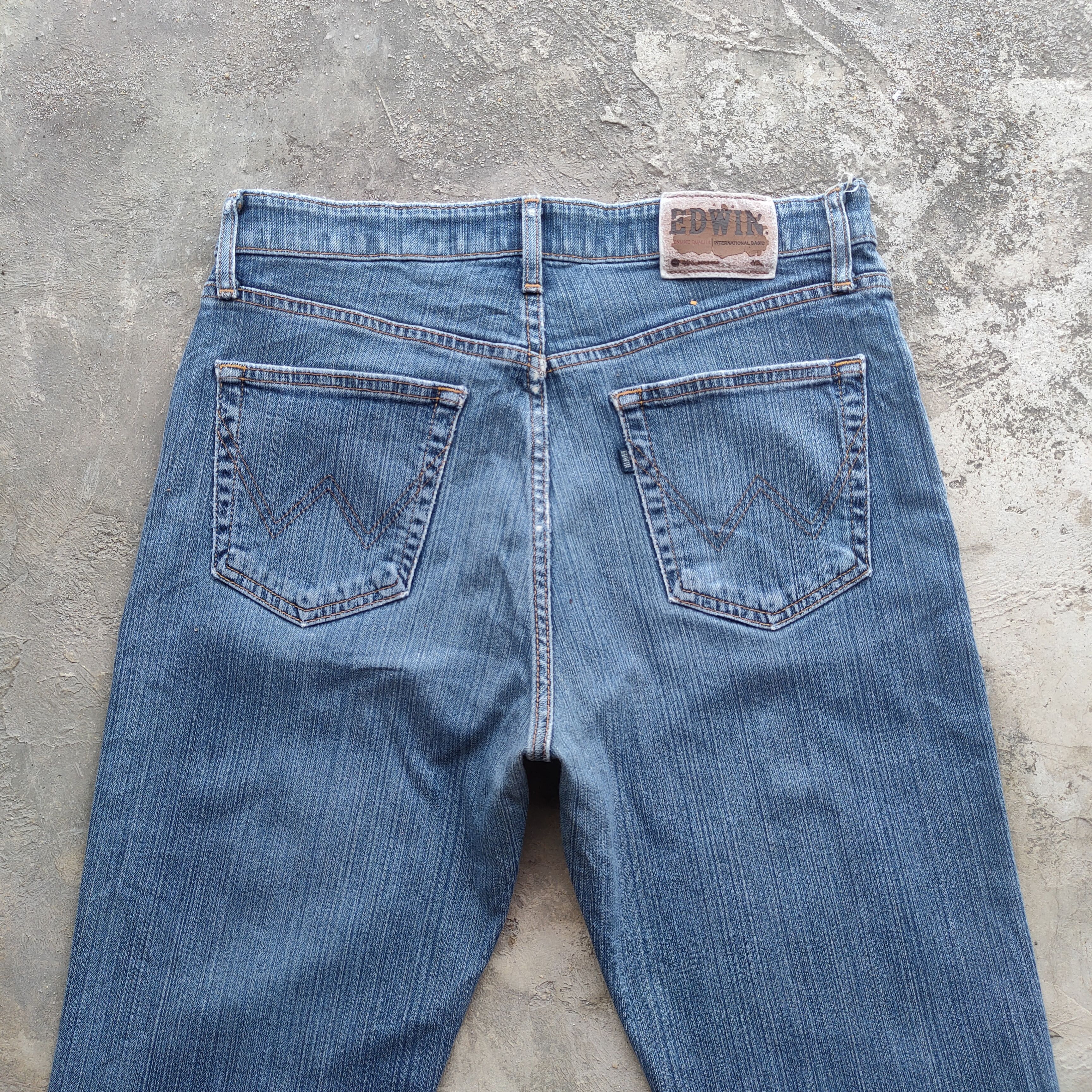 Edwin W31 VINTAGE EDWIN FADED BLUE JEANS PANTS Size US 31 - 8 Thumbnail