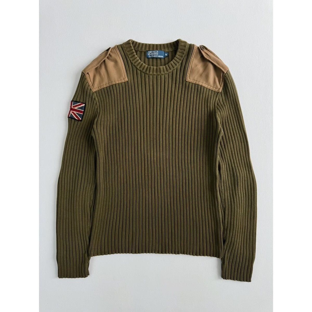 image of Polo Ralph Laurent Army Knitwear in Army Green, Men's (Size Medium)
