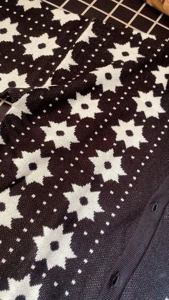 Designer BOWLER LOOSE KNIT CARDIGAN BLACK Size US L / EU 52-54 / 3 - 7 Thumbnail