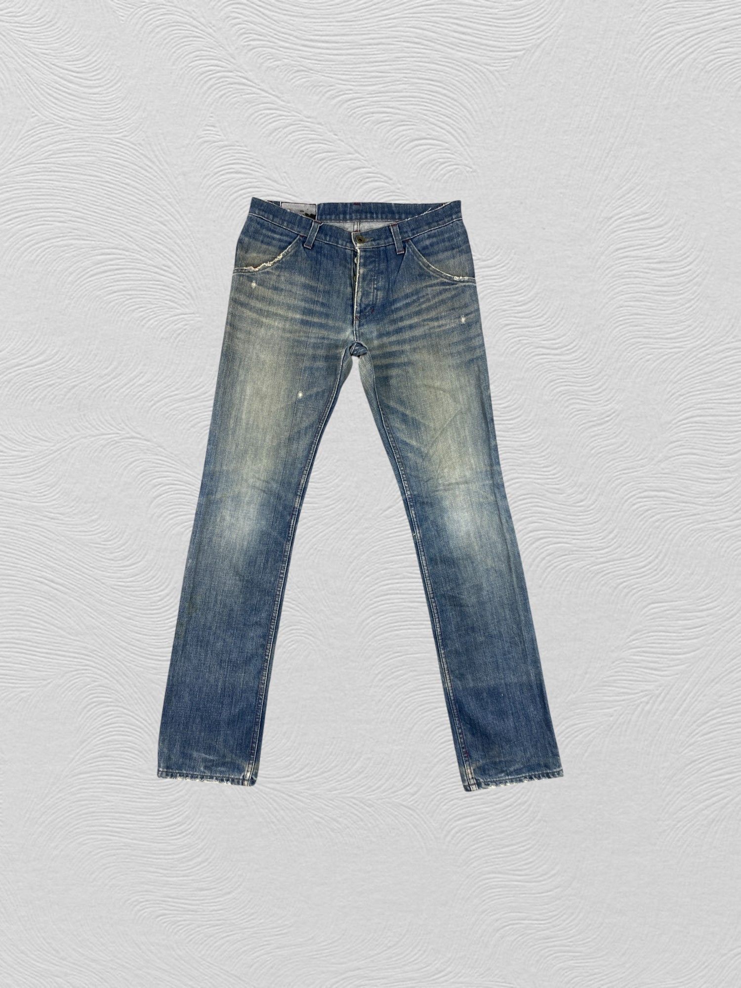 Vintage Distressed Blue Vintage Japanaese Jeans 32x32 Denim - JN3454 Size US 32 / EU 48 - 1 Thumbnail