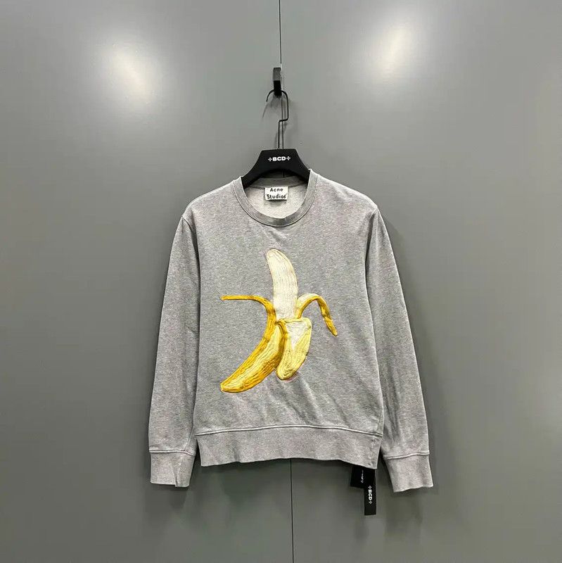 Acne Studios Acne Studios Women's Gray Long Sleeve Sweatshirt Size XS / US 0-2 / IT 36-38 - 1 Thumbnail