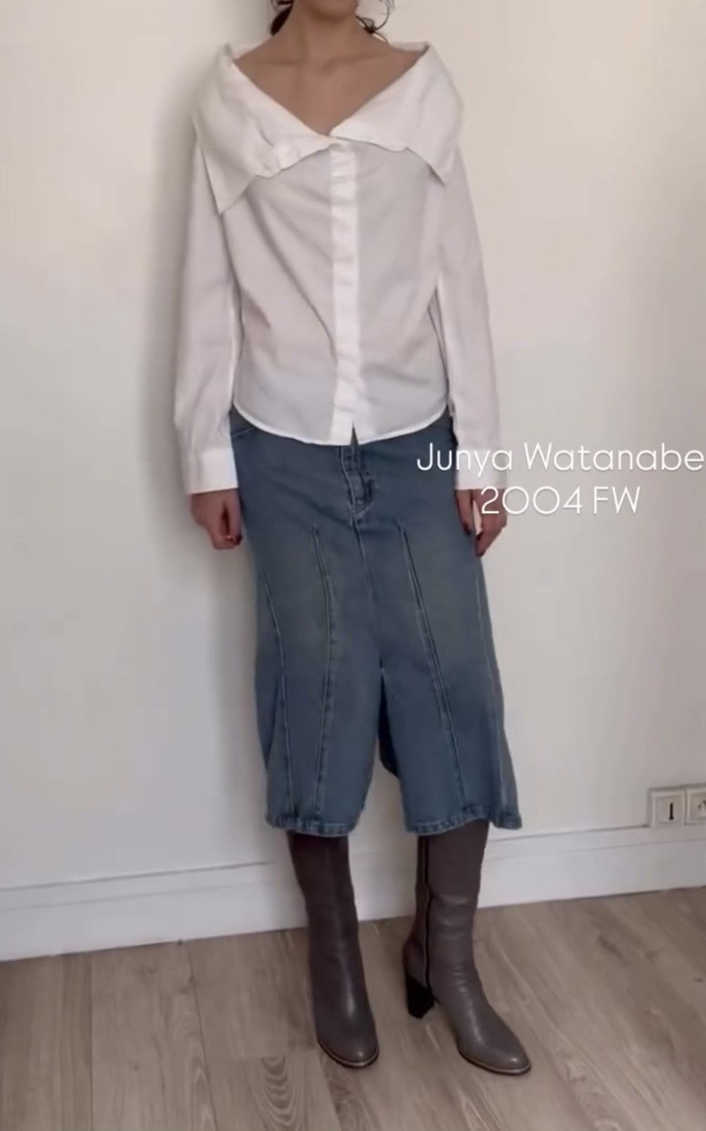 Junya Watanabe Junya Watanabe Comme des Garcons FW04 Skirt Size 35" - 9 Thumbnail