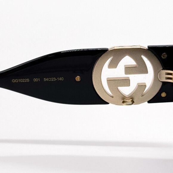 Gucci NEW GUCCI SUNGLASSES GG1022S 001 BLACK WOMEN EYEWEAR GUCCI Size ONE SIZE - 10 Thumbnail