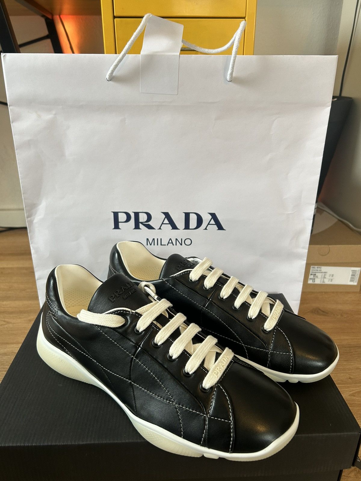 Prada Prada nappa cup Size US 12 / EU 45 - 3 Thumbnail