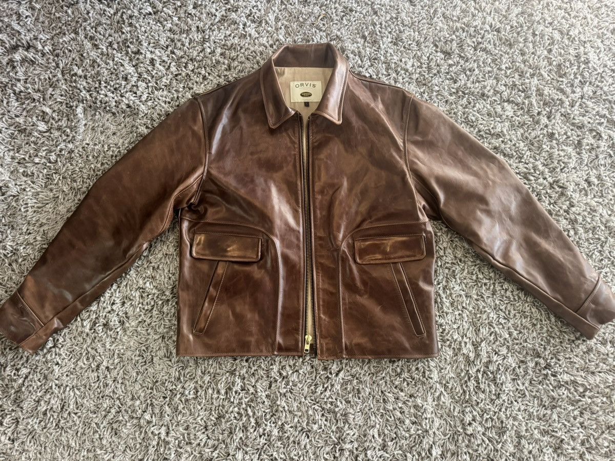 Vanson Leathers Badass near dead stock Orvis x Vanson Ike jacket - size L Size US L / EU 52-54 / 3 - 2 Thumbnail