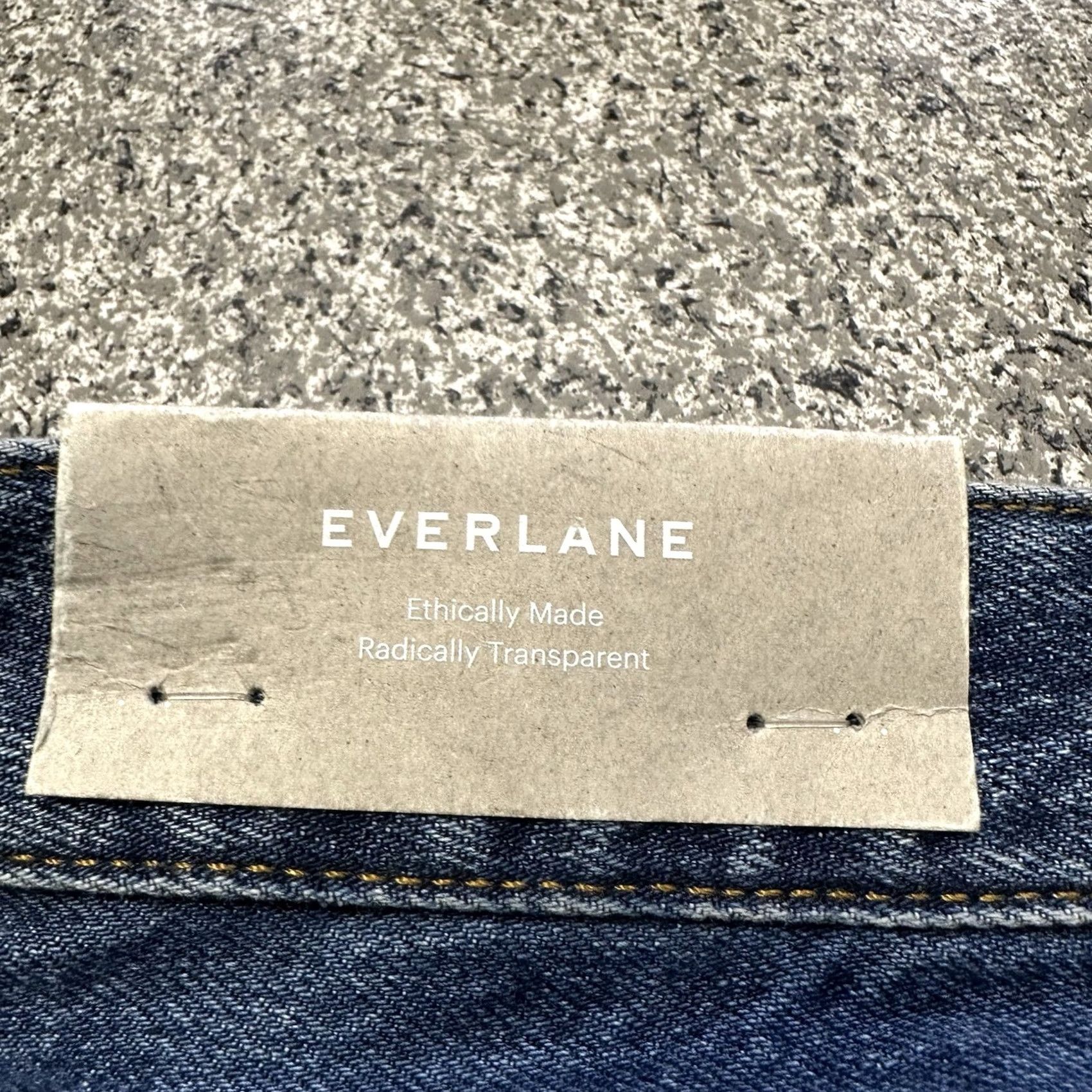 Everlane Everlane Jeans Womens 27x26 Crop High Rise Curvy 90s Straight Organic Blue Cotton Denim 5-Pocket Rise High Jeans Womens Size 27" / US 4 / IT 40 - 7 Thumbnail