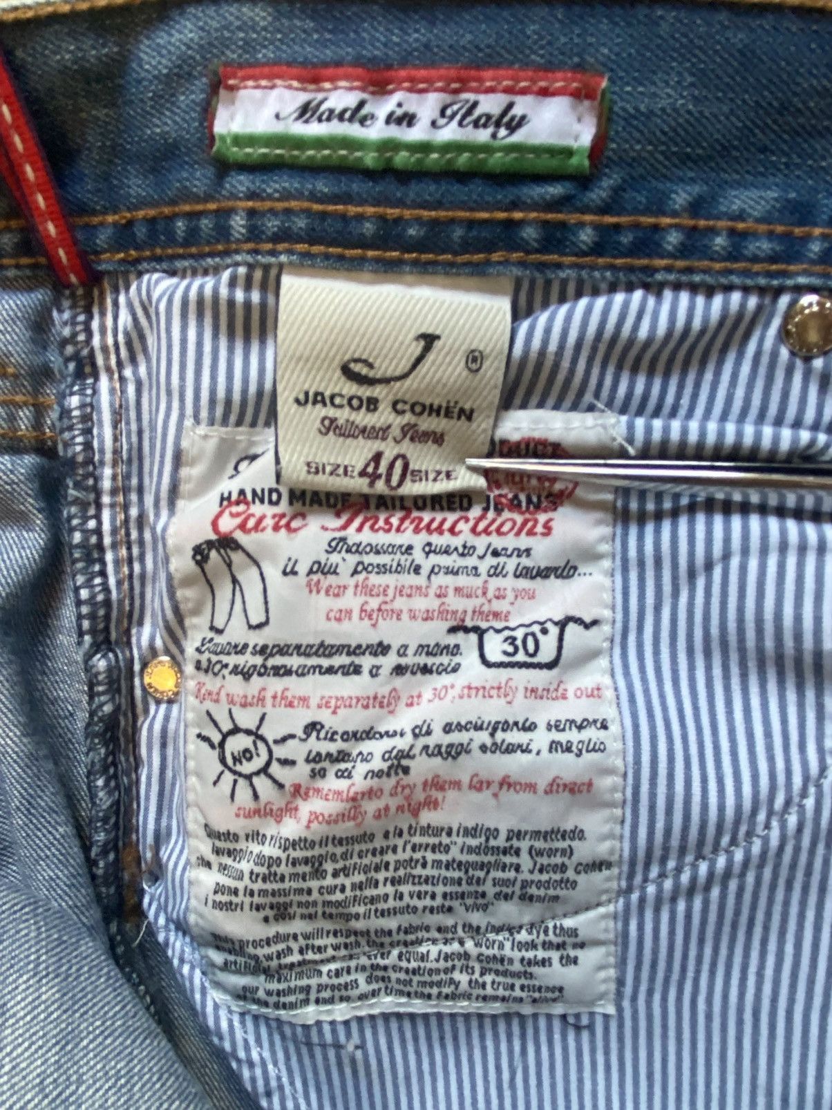 Jacob Cohen Jacob Cohen Handmade Italian Denim Jeans Pants Size US 40 / EU 56 - 12 Thumbnail