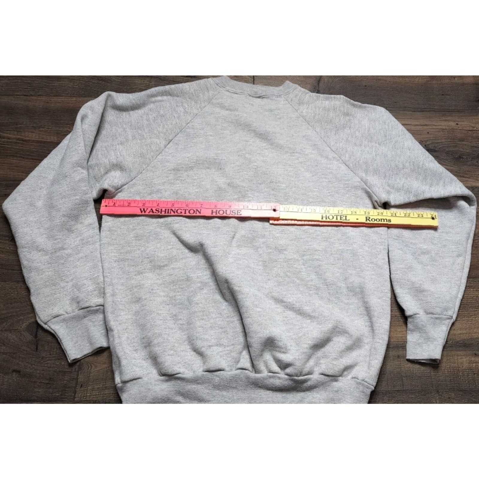 Fruit Of The Loom Vintage Mens L 80s 90s Washington D.C. Tourist Crewneck Sweatshirt Puff USA Puff Paint Gray Fruit of the Loom Crewneck Sweatshirt Size US L / EU 52-54 / 3 - 2 Thumbnail