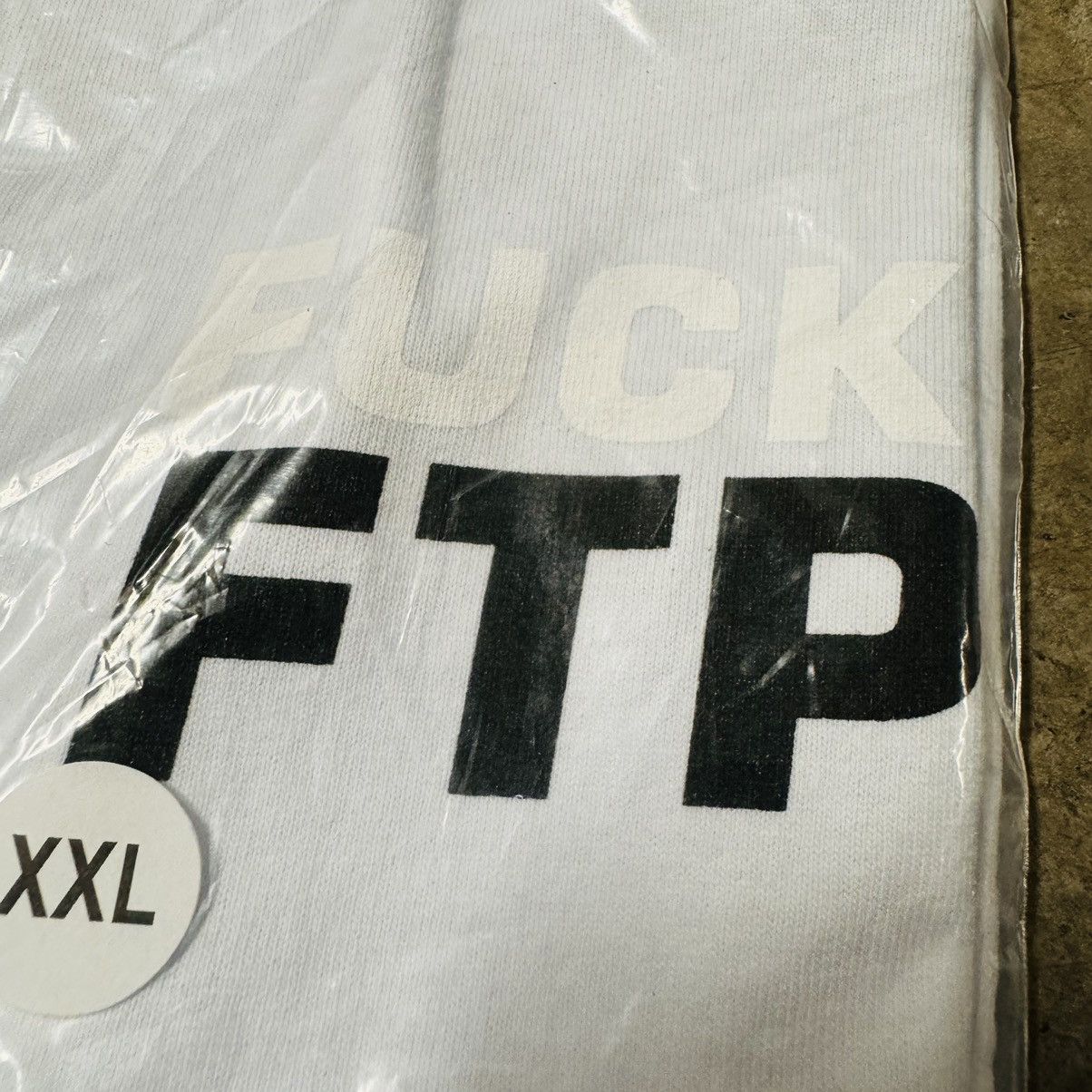 Fuck The Population FTP 14 Year Anniversary Logo Tee White XXL Size US XXL / EU 58 / 5 - 2 Thumbnail