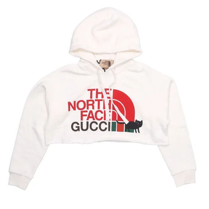 Gucci Gucci x The North Face Cropped Hoodie-2507 Size S / US 4 / IT 40 - 1 Thumbnail